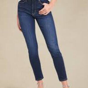 Banana Republic High Rise Skinny Jeans Dark Blue Size 27